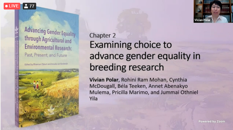 Advancing Gender Equality through Agricultural and Environmental Research: Past, Present, and Future