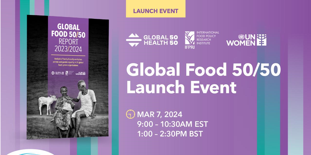 Global Food 50/50 Launch Event
