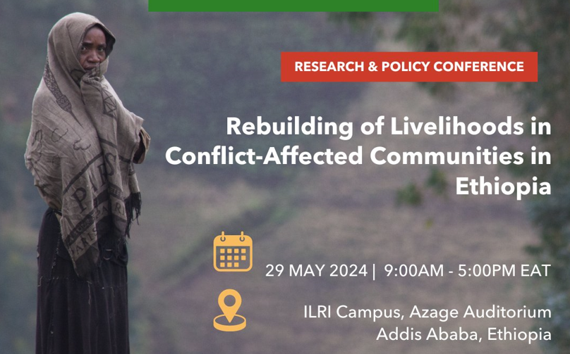 Seminar: Rebuilding Livelihoods in Conflict-Affected Communities in Ethiopia