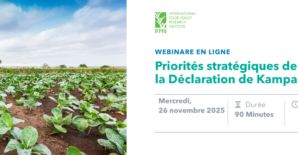 Webinaire: Priorités stratégiques de mise en œuvre de la Déclaration de Kampala du PDDAA